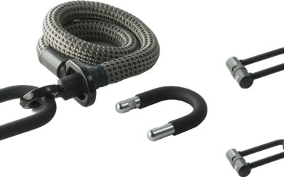 texlock Occhiello U/X - Chiusura a U con cavo tessile con anima in acciaio